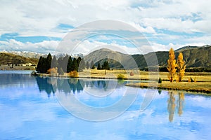 Beautiful Lake Tekapo