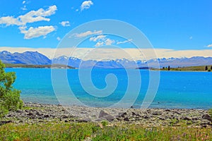 Beautiful Lake Tekapo, South Island, New Zealand