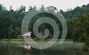 Beautiful lake view on the kodaikanal lake.