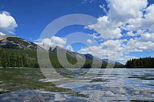 Beautiful lake view near water