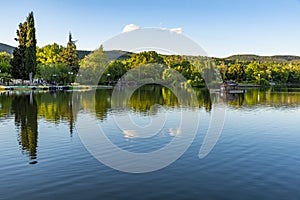 Beautiful Lake Zagorka near Stara Zagora Bulgaria