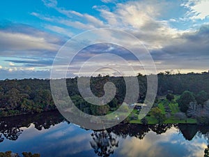 Beautiful lakes everywhere set amongst lush woodland and plants at Pemberton