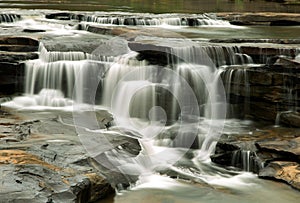 Beautiful Lakhaniya Dari Water Fall with silky white water