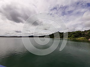 Beautiful land scape at Akosombo