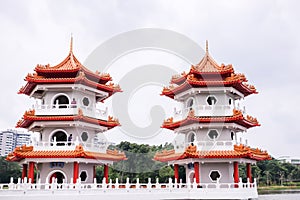 Beautiful Landmark at Singapore Chinese Garden