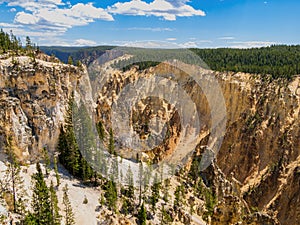 Beautiful landsacpe around Grand Canyon of Yellowstone