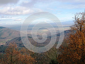 Beautiful landscape of Alsace