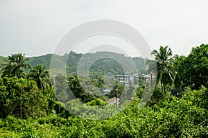 Beautiful landscape the Andamansky island to Port Blair India