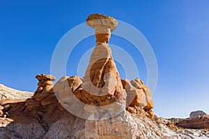 Beautiful landscape around Toadstool Hoodoos