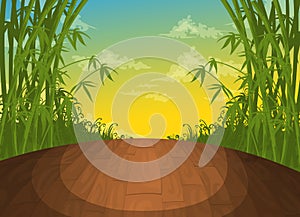 Beautiful Landscape background vector