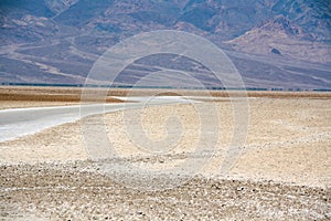 Beautiful Landscape of Badwater Basin, Death Valley