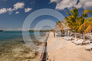 Beautiful landscape of the Belize Island