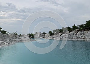 Beautiful Landscape The Blue Lake a Former Tin Mine