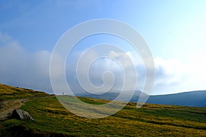 Beautiful landscape on the Bucegi Plateau