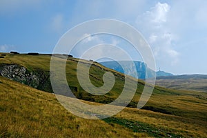 Beautiful landscape on the Bucegi Plateau