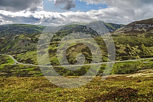 Beautiful landscape in Cairngorm Mountains. Royal Deeside, Braemar, Aberdeenshire, Scotland