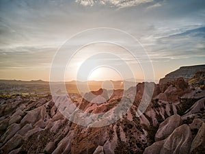 Beautiful landscape in Cappadocia, Turkey