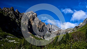 Rock formations in the Small Cold Valley, Tatra National Park, Slovakia