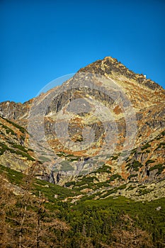 Rocky peaks in the Tatra National Park, SLovakia