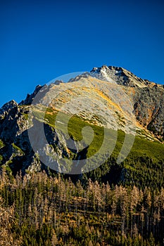 Rocky peaks in the Tatra National Park, SLovakia