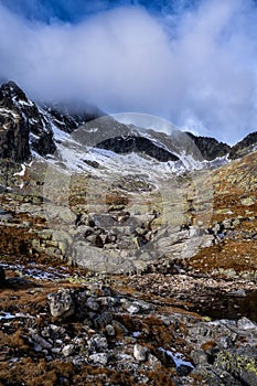 The Valley of Five Spis Lakes, Tatra National Park, Slovakia