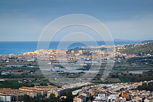 Landscape of Malgrat De Mar in Spain photo