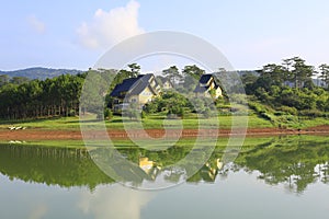 Beautiful landscape at Dalat village