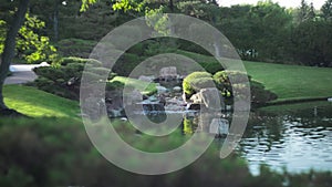 Beautiful landscape design at the Japanese Gardens