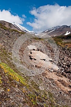 Beautiful landscape at Dzenzur Volcano