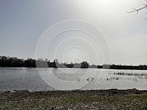 beautiful landscape in early spring - Dnipro