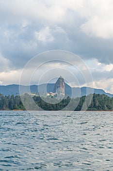 Beautiful landscape in El Penol Guatape, Medellin Colombia