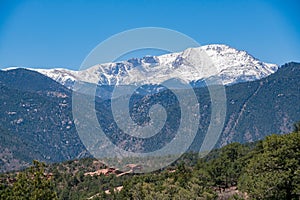 Beautiful landscape of the famous Garden of the Gods