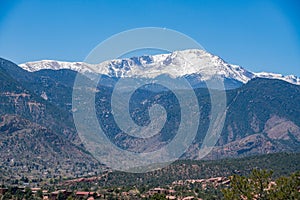 Beautiful landscape of the famous Garden of the Gods