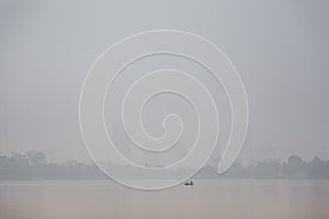 Ho Tai lake in Hanoi Vietnam photo