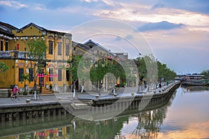 Beautiful landscape of Hoi an, Vietnam photo