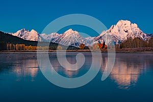 Oxbow Bend on a Beautiful Autumn Morning