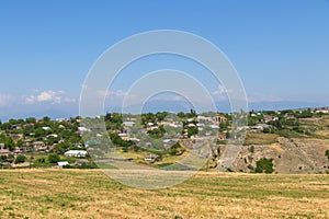 The beautiful landscape of Ismailli region in Azerbaijan country