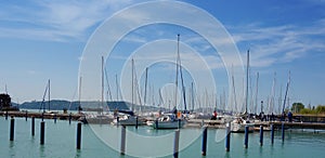 Beautiful landscape on Lake Balaton