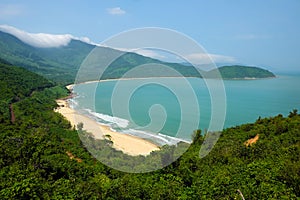 Beautiful landscape of Lang Co beach