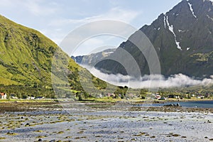 Beautiful landscape of Lofoten Islands