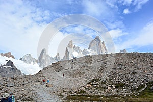 Beautiful landscape in Los Glaciares National Park, El ChaltÃÂ©n, Argentina photo