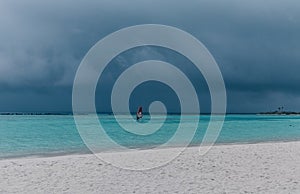 Beautiful landscape on Maldive islands