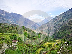 A beautiful landscape from  Manang Valey, Himalaya.