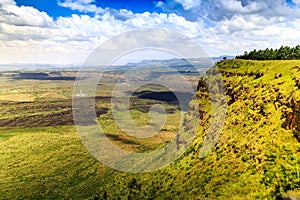 Beautiful landscape of Menengai Crater, Nakuru, Kenya