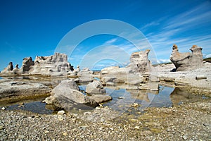 Beautiful landscape at Mingan in Quebec in Canada photo