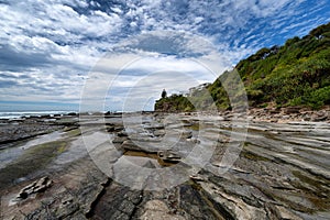 Beautiful landscape of the Moffat Beach, Queensland, Australia