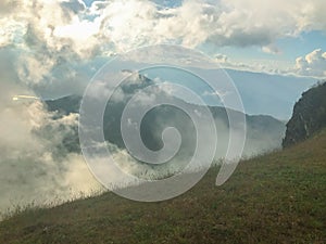 Beautiful landscape of mon jong mountain Chaing mai, Thailand