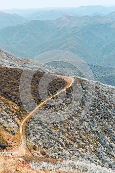 Beautiful Landscape of Mount Hotham and Buller, Victoria, Australia.