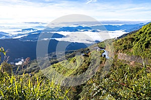 Beautiful landscape at Mountain Province Banaue Ifugao, Philippines