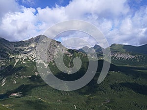 Beautiful landscape with mountains in High Tatras, Slovakia